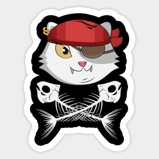 Pirate Cat Sticker